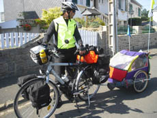 poussins à vélo