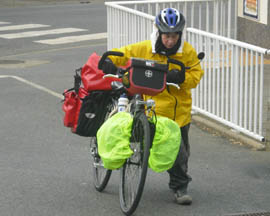 poussins à vélo