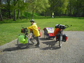 poussins à vélo